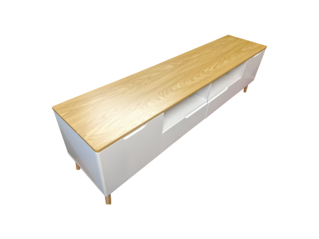 2 Drawers TV Unit with Two Cupboards - Flat Pack