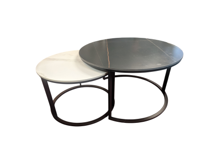 Modern Round Nesting Coffee Tables | Space-Saving Design