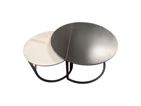 Modern Round Nesting Coffee Tables | Space-Saving Design