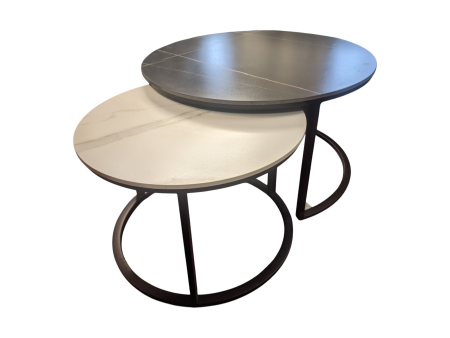 Modern Round Nesting Coffee Tables | Space-Saving Design
