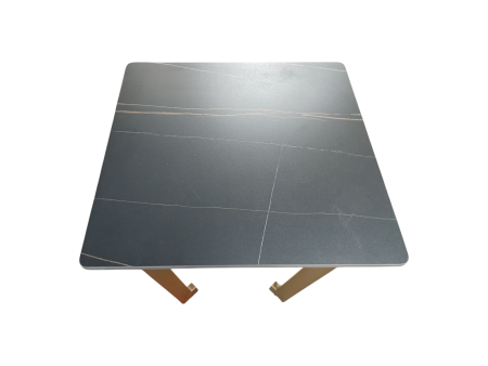 Stone Effect Top Side Table | Modern Accent Furniture | £55.00